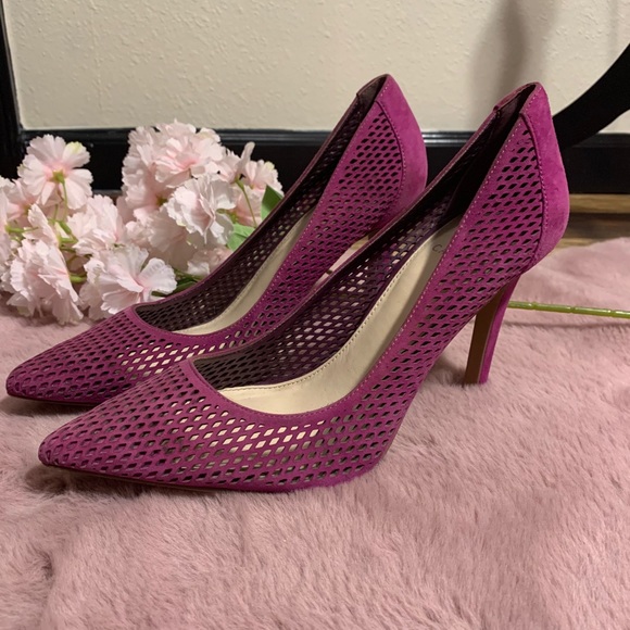 Vince Camuto Shoes - Vince Camuto Caila heels berry suede pumps